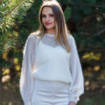 Kid-Mohair-Pullover PERLAS