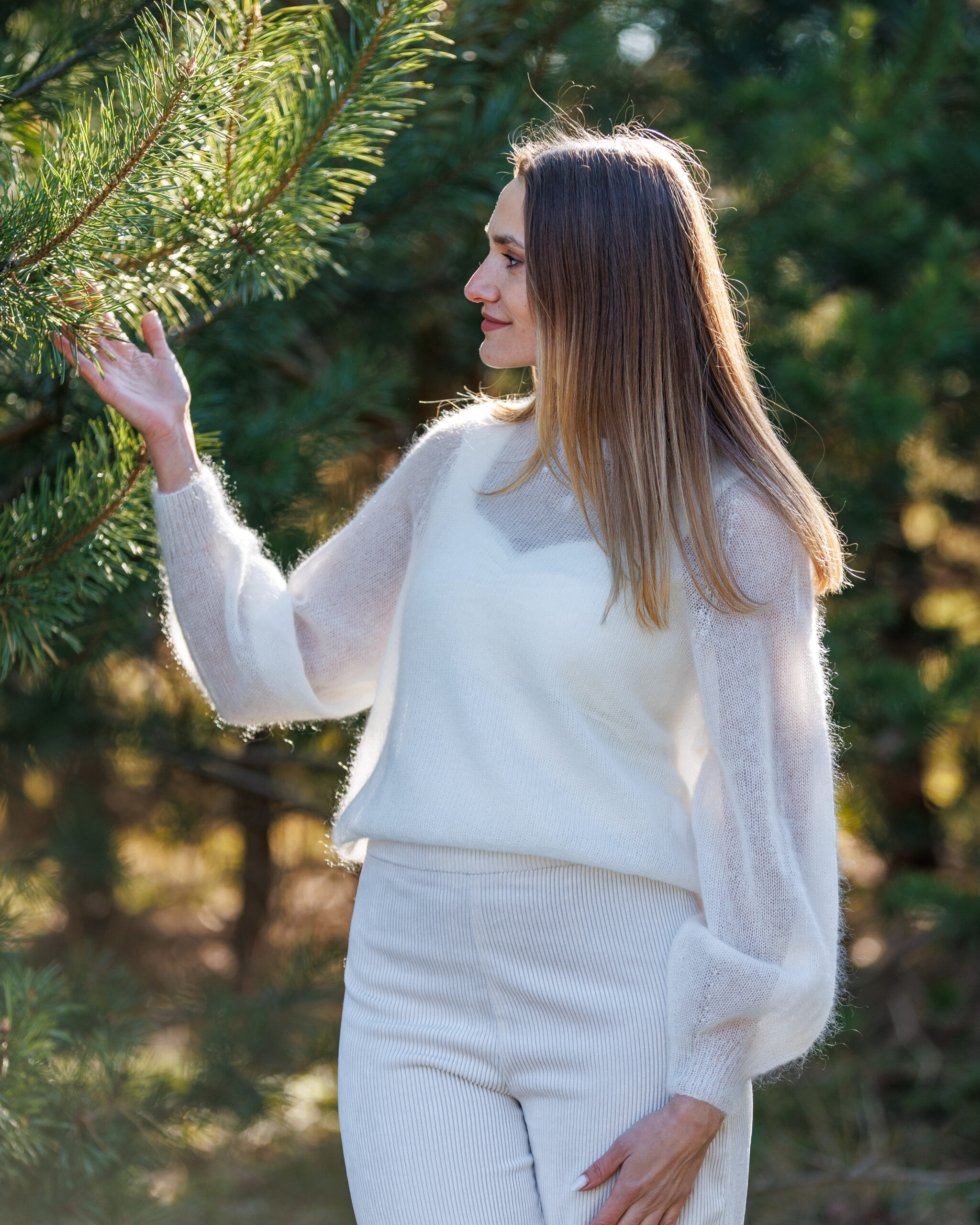 Kid-Mohair-Pullover PERLAS