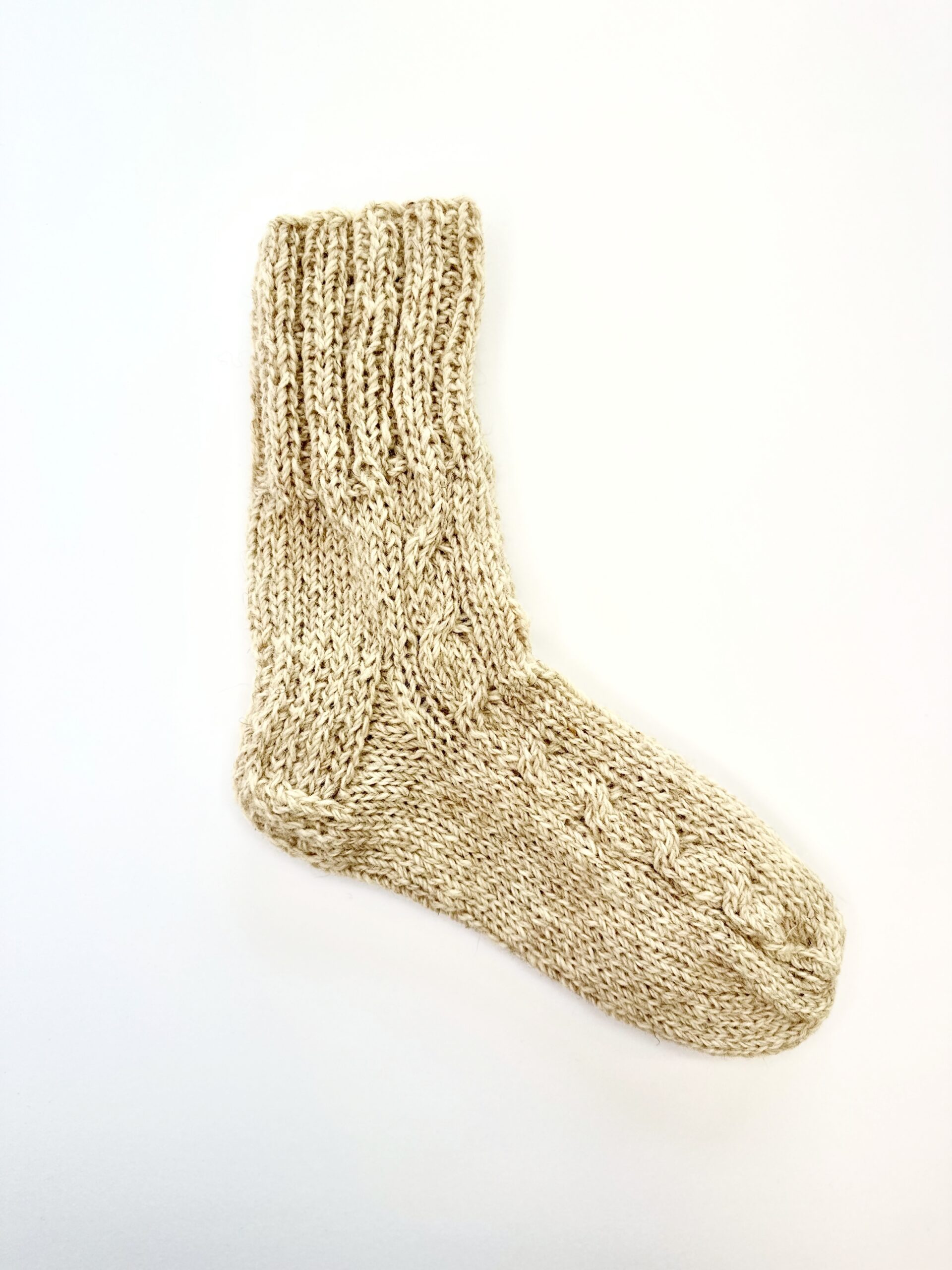 Handgemachte Schaf- und Hundewolle Socken, WoolLando