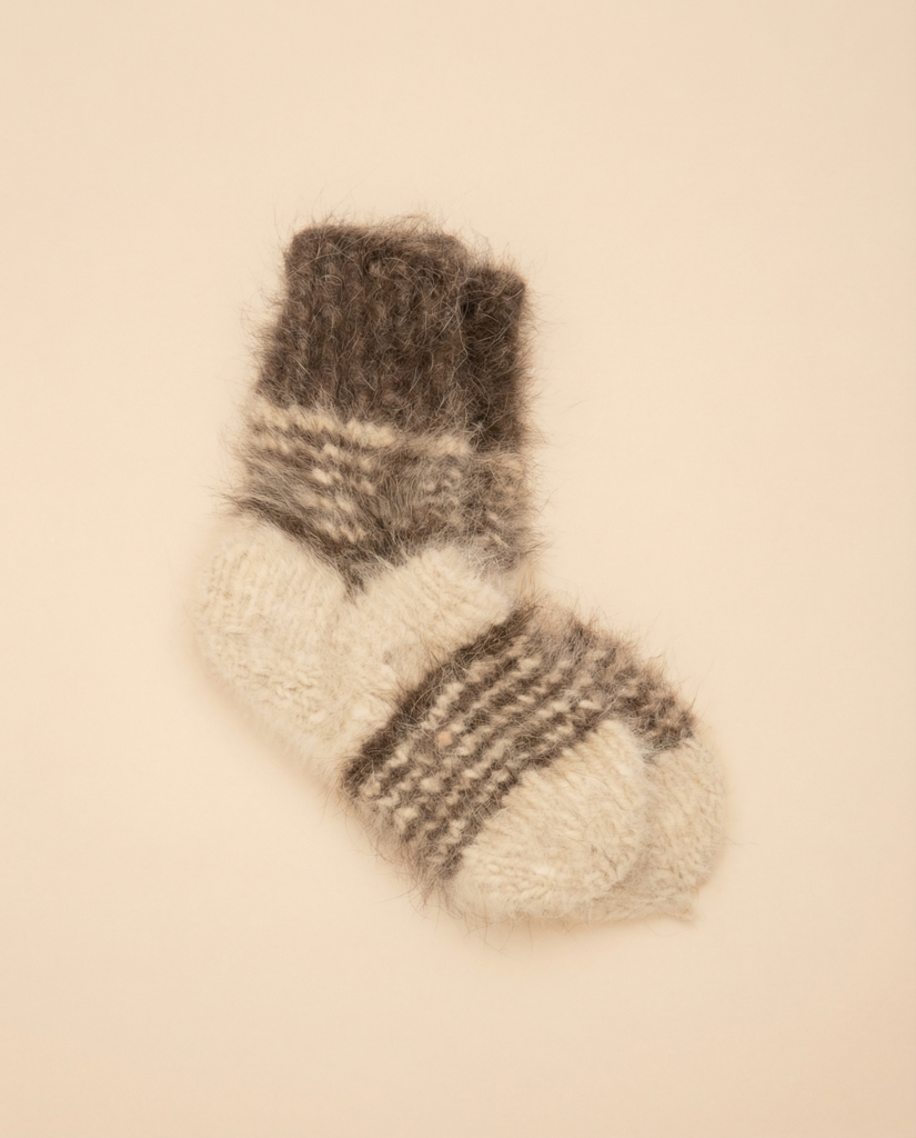 Blutzirkulationsverbessernde 100% Sibirische-Husky-Hundewollsocken, WoolLando