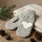 Kinder-Wollfäustlinge HEART, WoolLando