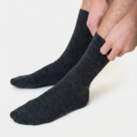 Schwarze Merinowoll-Socken, WoolLando
