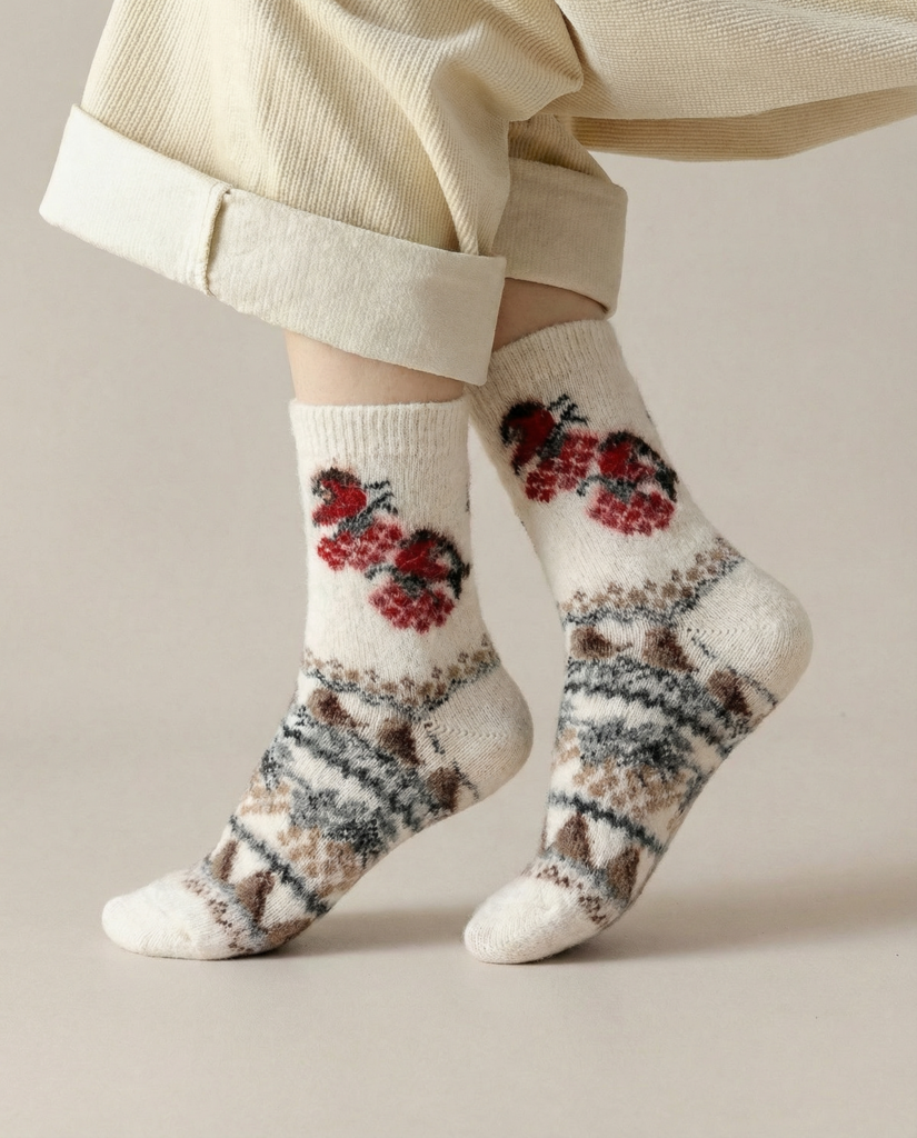 Merino-Wollsocken BALTA SNIEGENA, WoolLando