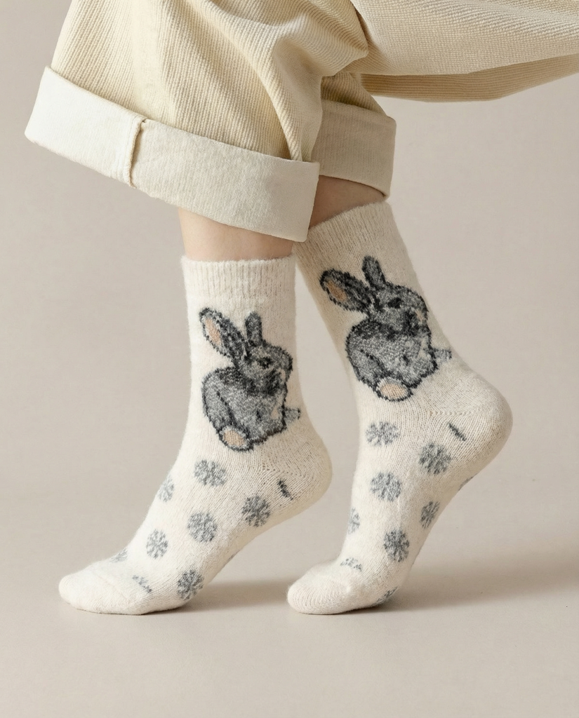 Merinowoll-Socken BUNNY, WoolLando