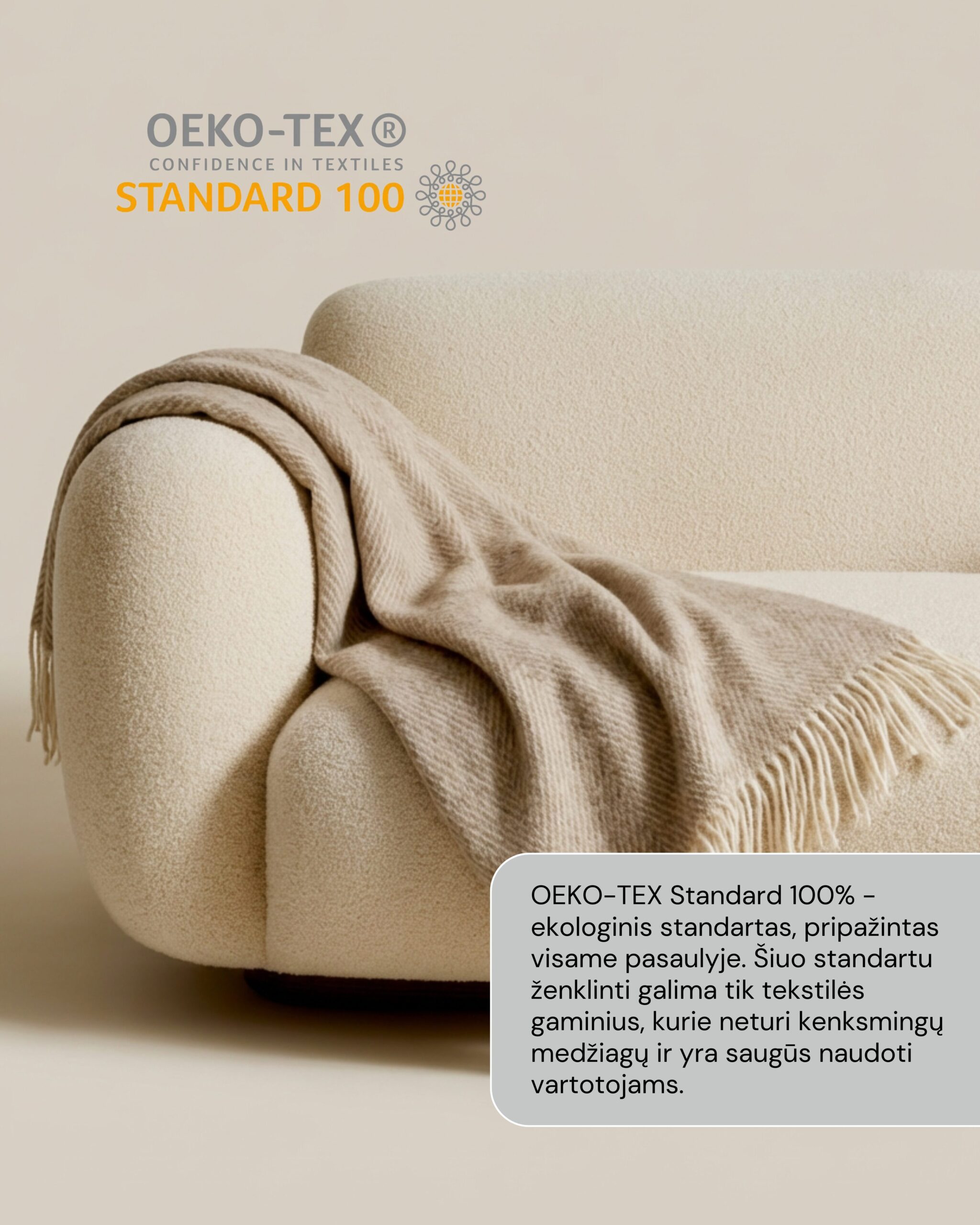 Neuseeland-Schafwoll-Decke STRIPED BROWN, WoolLando