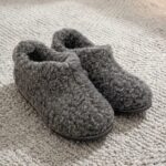 Merino-Woll-Haustiefel schwarz KAJUS, WoolLando