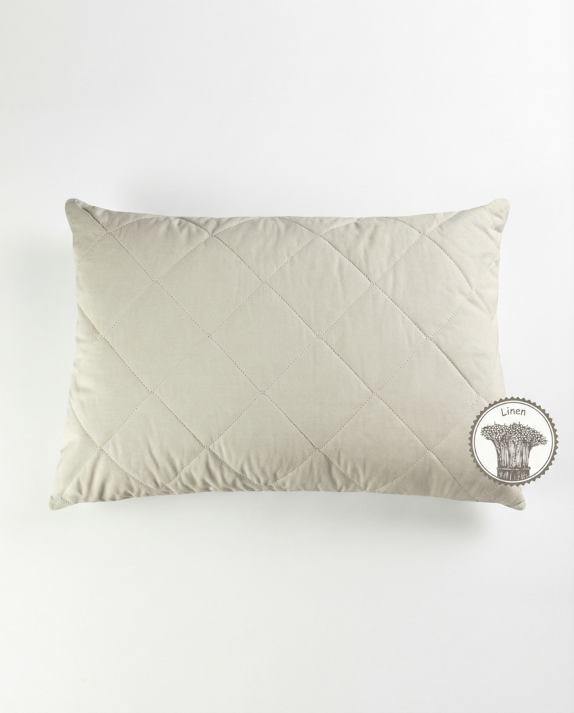Luxus hypoallergenes Leinenfaser-Kissen LINEN, WoolLando