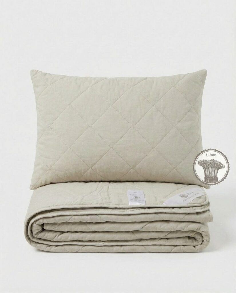 Luxus antiallergisches natürliches Leinen-Bettwaren-Set LINEN 300 g/m²