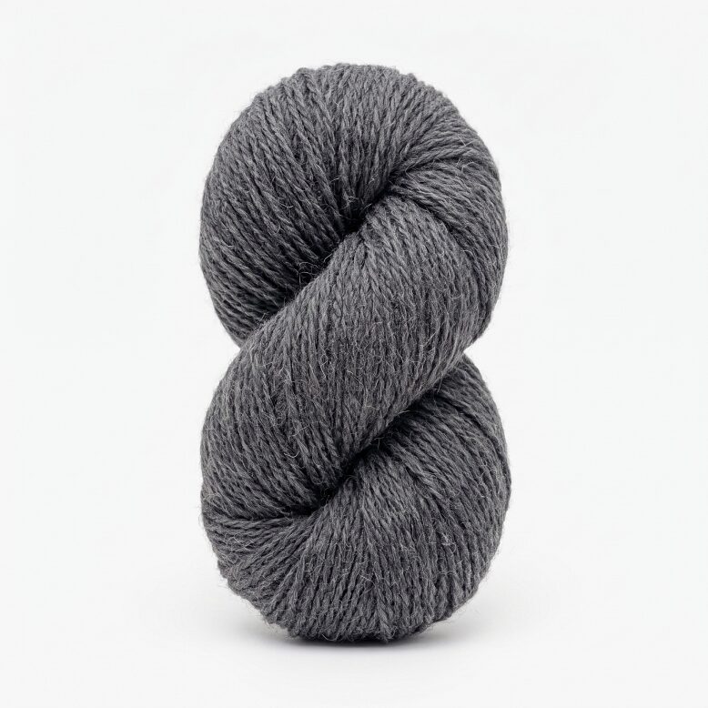 Schafwollegarn 1 kg – DUNKELGRAU, WoolLando