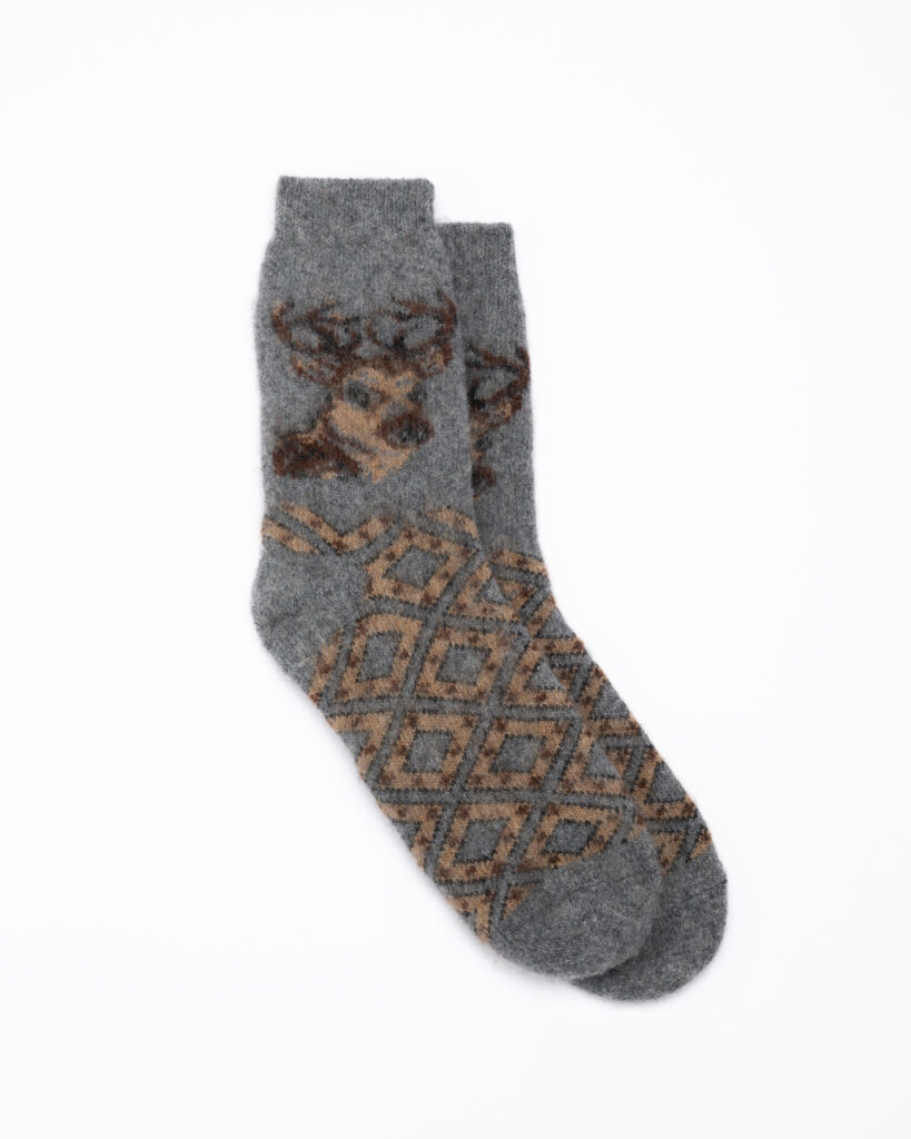 Merino-Wollsocken DARK DEER, WoolLando
