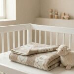 Kinder-braune Woll-Decke TEDDY BEAR