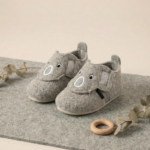 Leichte Kinder-Naturwoll-Filzstiefel KOALA, WoolLando