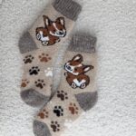 Kinder-Merino-Wollsocken LAPĖS PĖDUTĖS, WoolLando