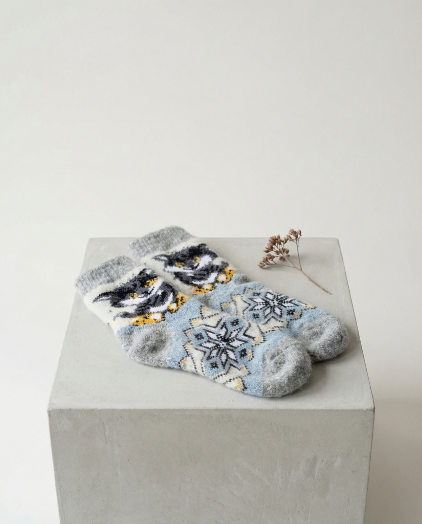 Kindersocken aus Merinowolle KITTEN, WoolLando