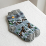 Kindersocken aus Merinowolle FUCHS ZU HAUSE, WoolLando