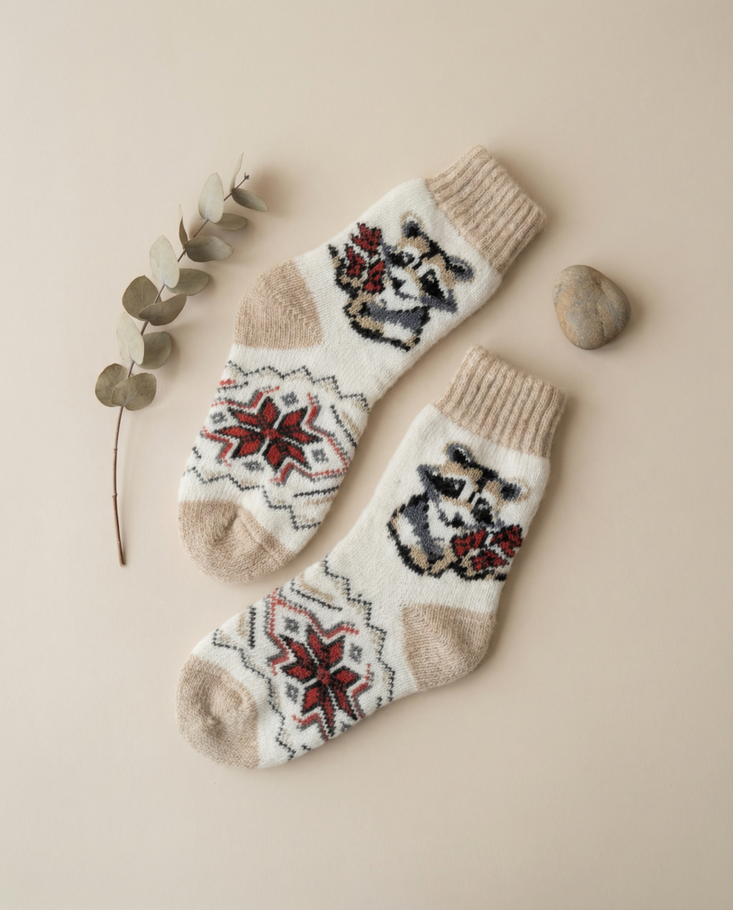 Kinder-Merino-Wollsocken MEŠKĖNAS, WoolLando