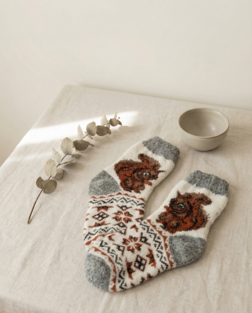 Kinder-Merino-Wollsocken VOVERYTĖ, WoolLando