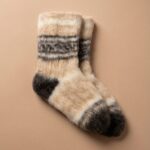 Gefilzte blutzirkulationsverbessernde 100% Sibirischer-Husky-Wollsocken, WoolLando