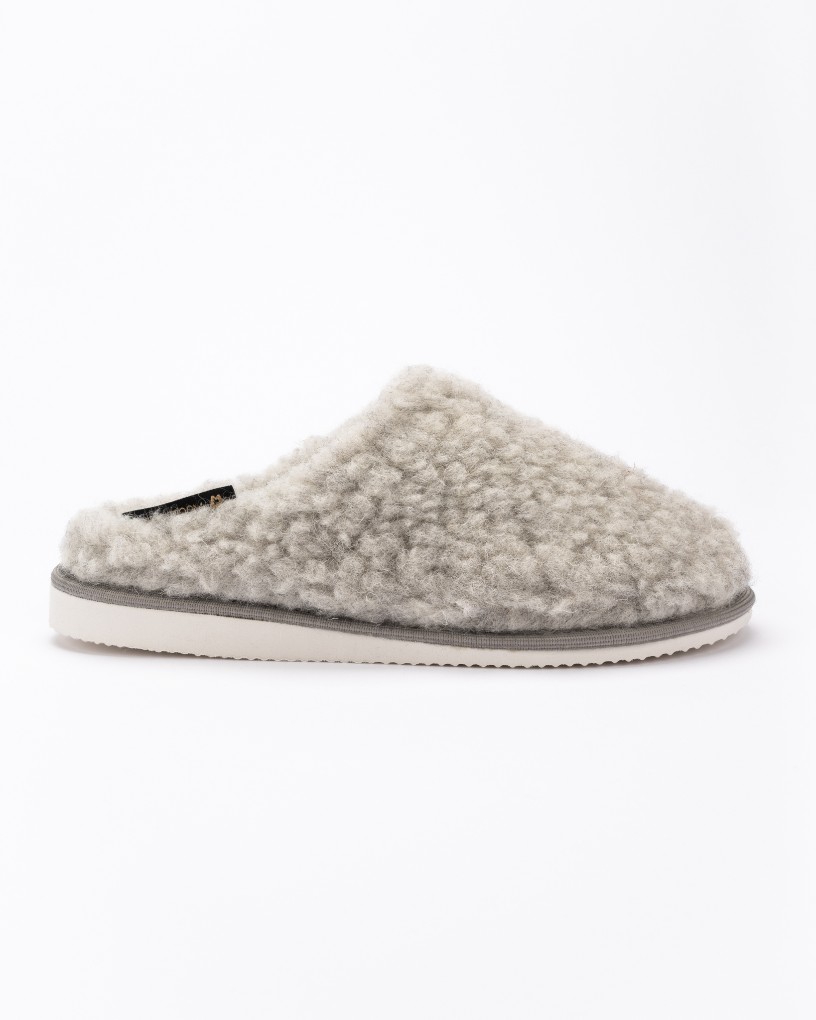 Merino-Woll-Hausschuhe grau MIGLA, WoolLando