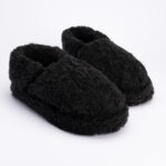 Merinowoll-Stiefel-Stil Hausschuhe GRAPHITE, WoolLando