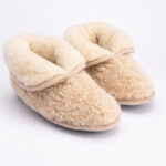 Merino-Woll-Stiefel-Hausschuhe CORAL, WoolLando