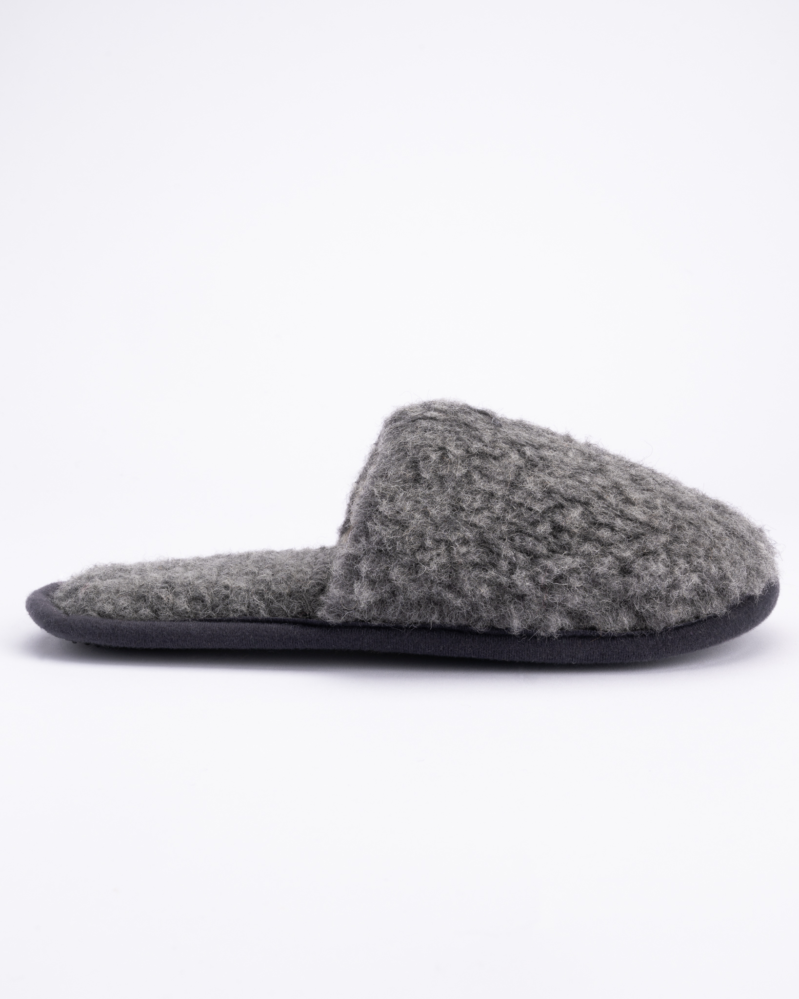 Graue Merino-Woll-Hausschuhe GREY, WoolLando