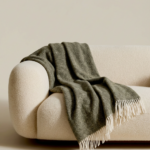 Neuseelandische Schafwolldecke GREEN FORREST, WoolLando