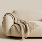 Neuseeland-Schafwoll-Decke STRIPED BROWN, WoolLando