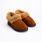 Damen-Knöchelstiefel NELA aus Naturpelz und Leder, WoolLando