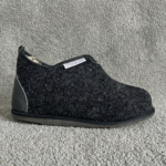 Schwarze Naturwoll-Filzstiefel, WoolLando