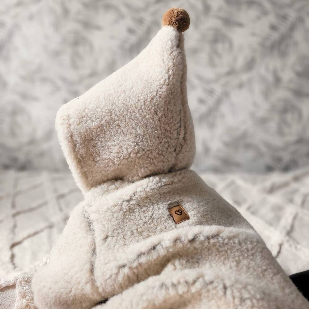 Kinder-Lammwollstrampler creme – Zaffiro