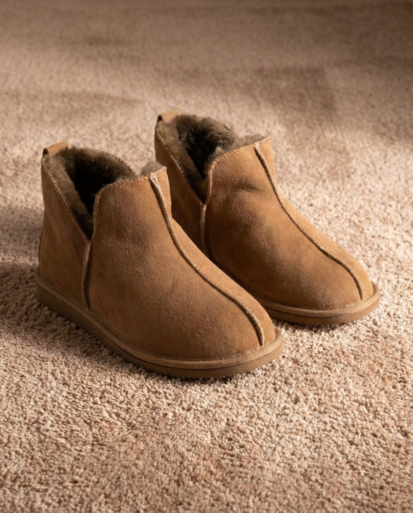 Herren-Naturpelz-Stiefeletten VIRO, WoolLando