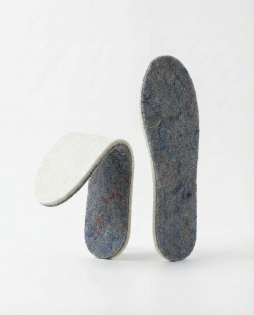 Braune Merino-Woll-Hausschuhe, WoolLando