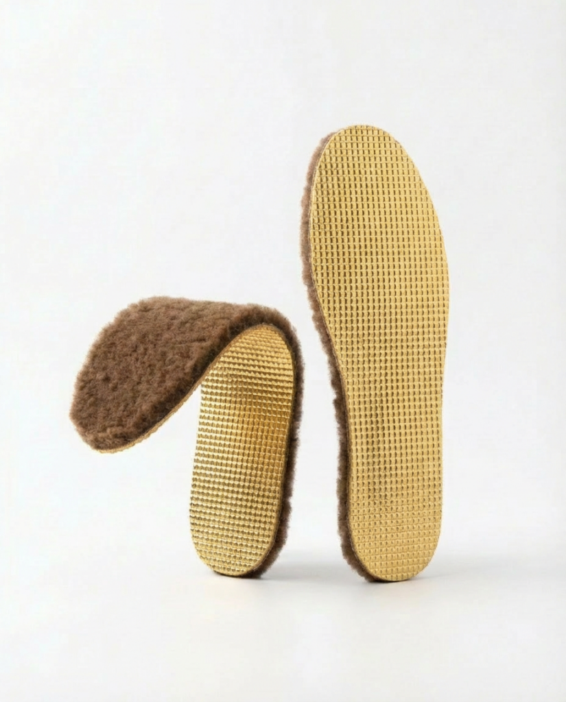 Naturfarbe Merino-Woll-Hausschuhe, WoolLando
