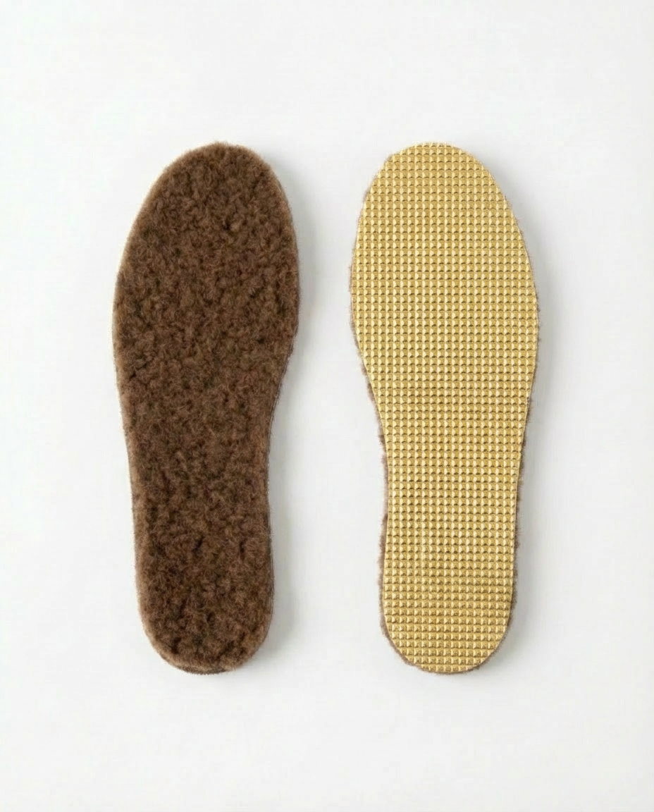 Naturfarbe Merino-Woll-Hausschuhe, WoolLando