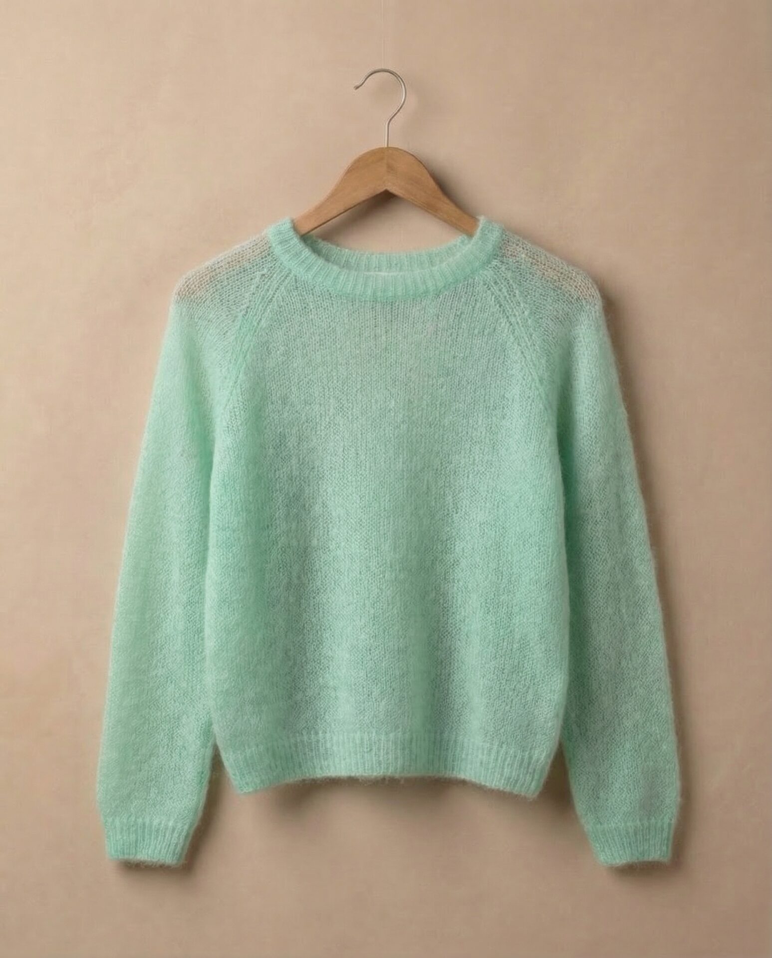 Kid-Mohair-Pullover LIGHT GREEN
