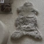 Dickes graues Merino-Schaffell 80 × 120 cm, WoolLando