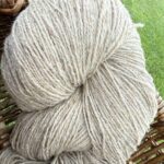 50% Hundewolle, 50% Schafwollegarn 1 kg – GELBLICH, WoolLando