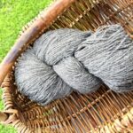 50% Hundewolle / 50% Schafwollgarn 1 kg – DARK GREY, WoolLando