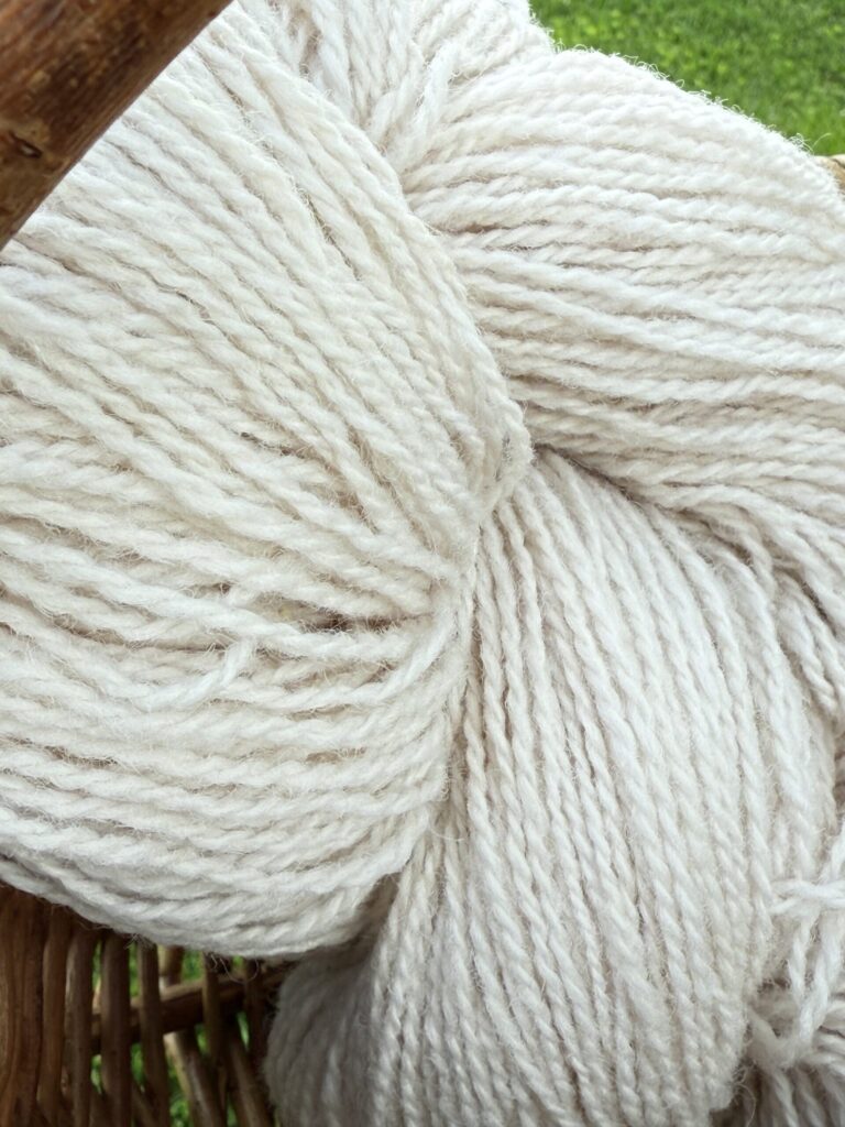 Neuseeland-Schafwollgarn 1 kg – CREAM, WoolLando