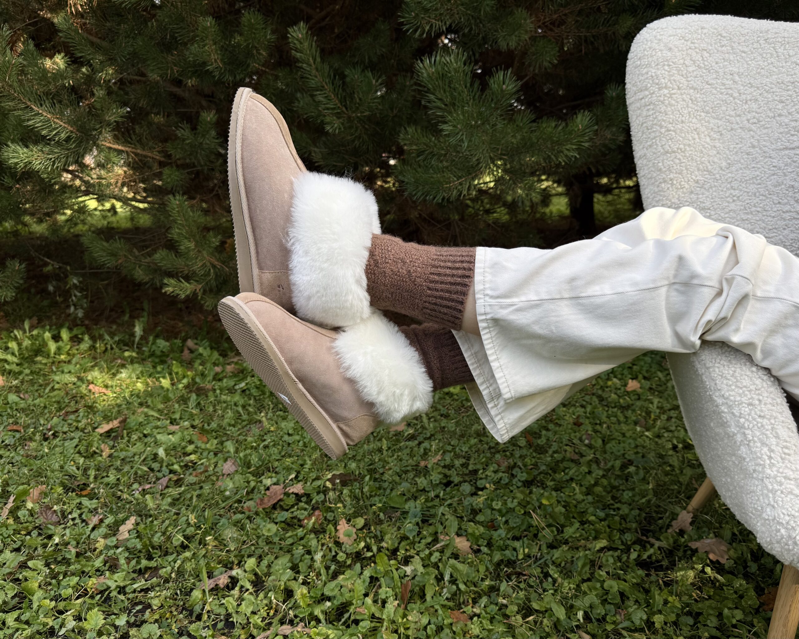 Neuseeland Schafwolle Socken – LATTE, WoolLando