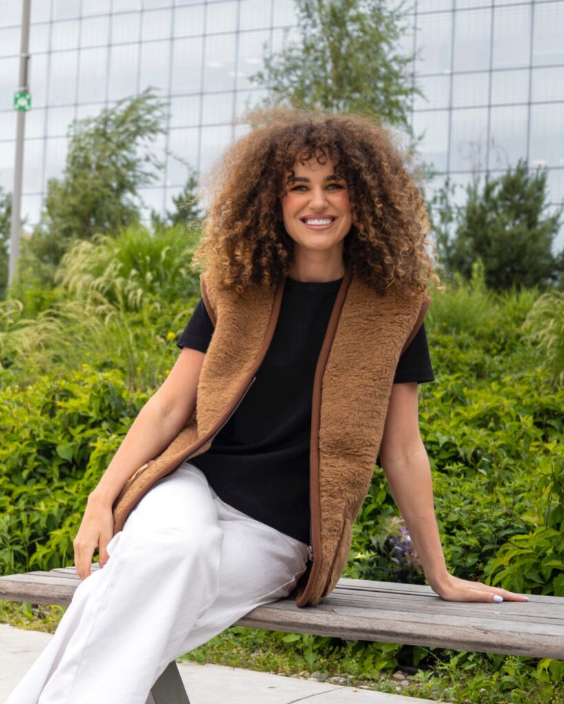 Warme Kamelwollweste 