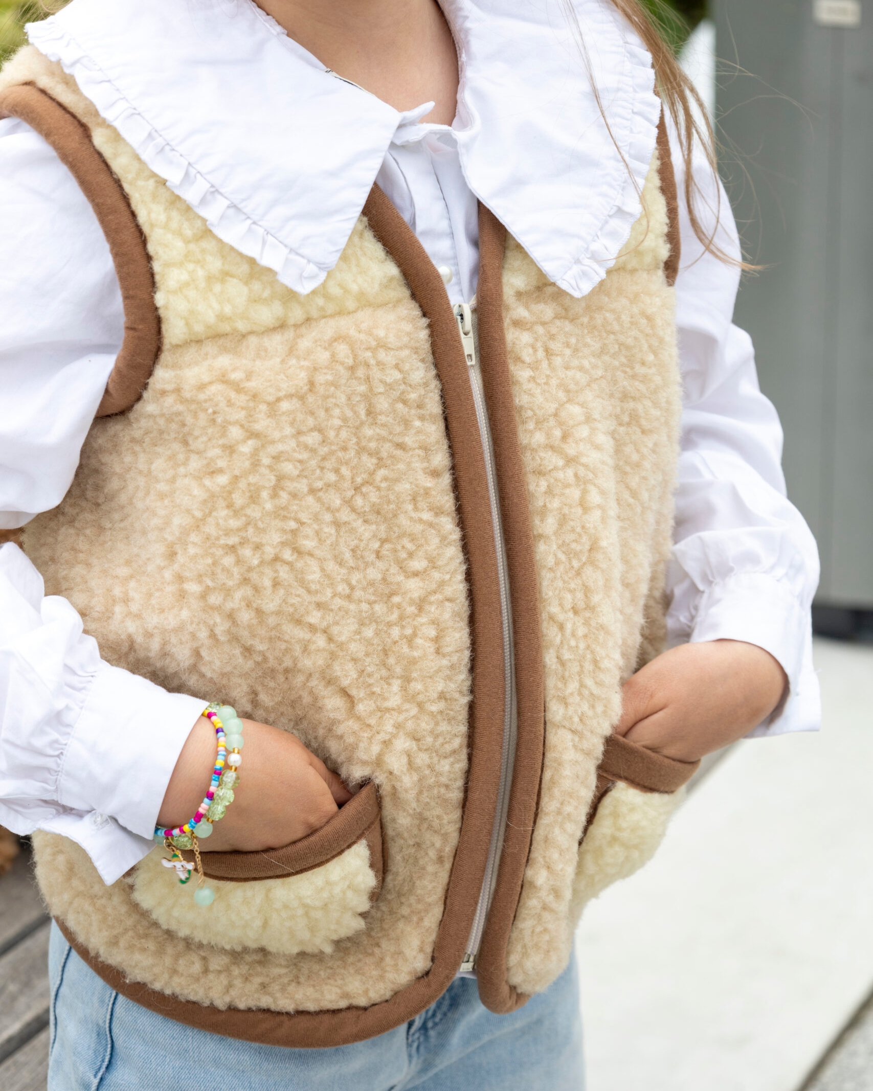 Kinder-Merino- und Kamelwollweste, WoolLando