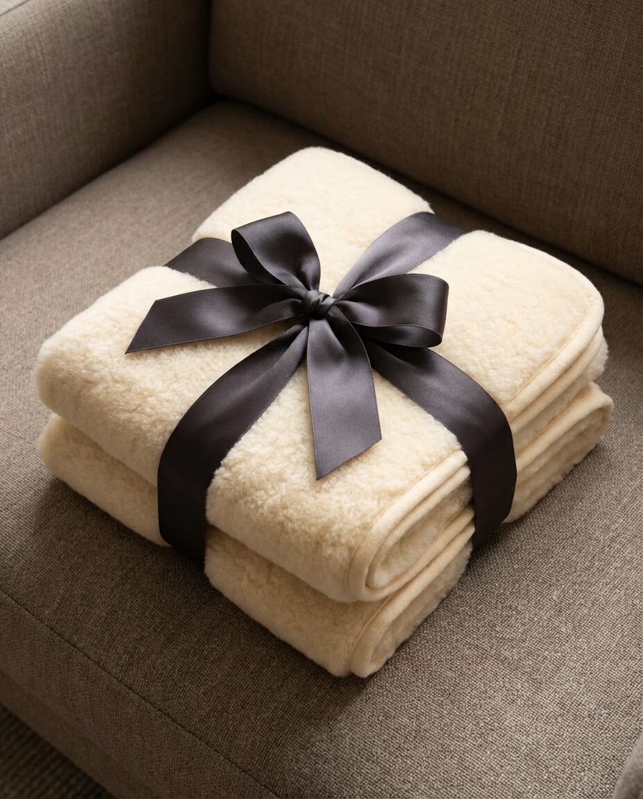 Kinder 100% Merino-Wolldecke leicht, WoolLando