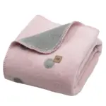 Zartrosa Kinderdecke aus Baumwolle BARI, Zaffiro