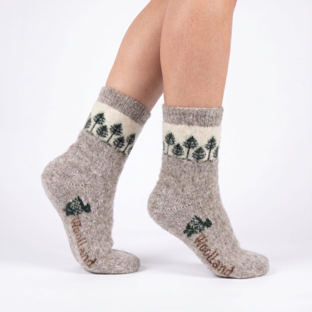 Merinowoll-Socken GREEN TREE, WoolLando