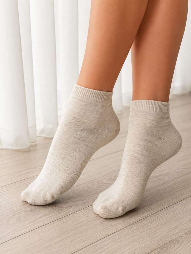 Kurze Socken aus Naturfasern LINAS, WoolLando