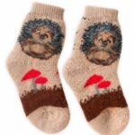 Kindersocken aus Merinowolle HEDGEHOG, WoolLando