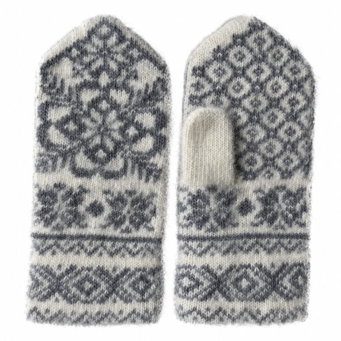 Damen-Fäustlinge aus Merinowolle BLIZZARD, WoolLando