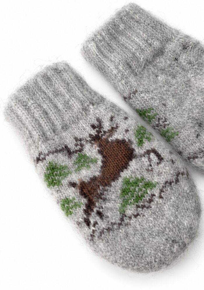 Kinder-Wollfäustlinge RUDOLPH, WoolLando